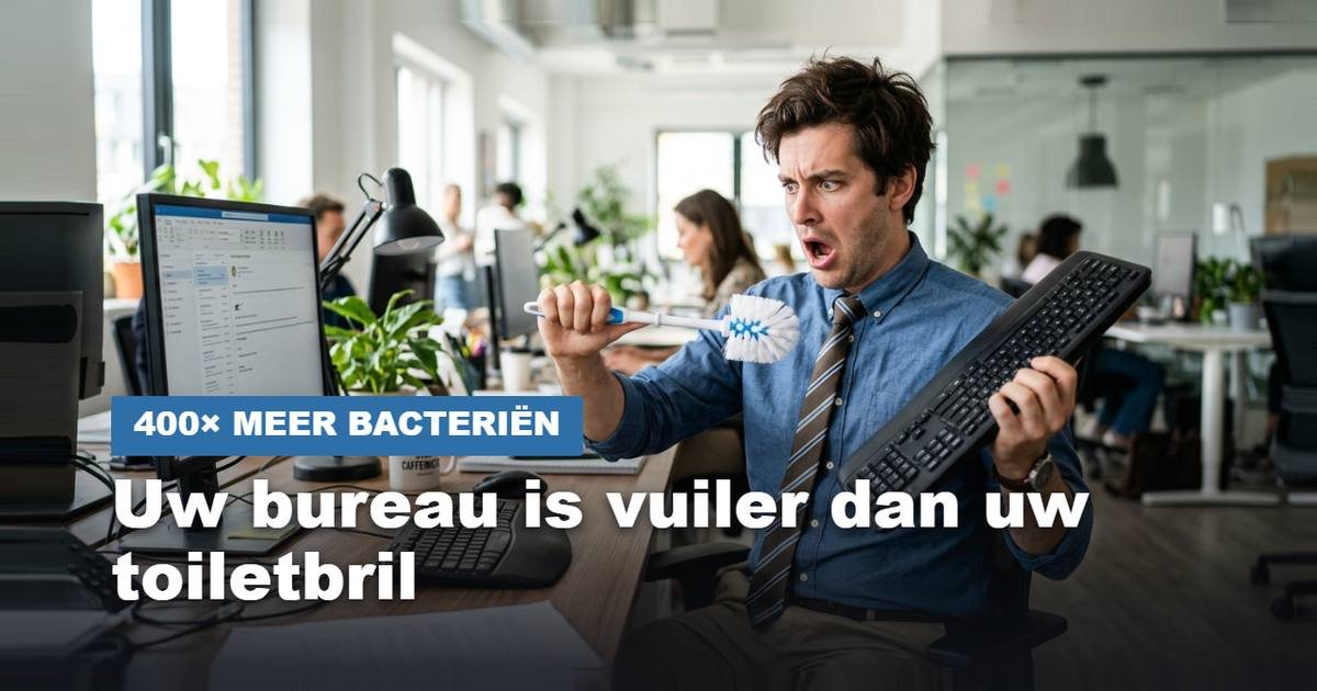 Uw bureau is vuiler dan uw toiletbril
