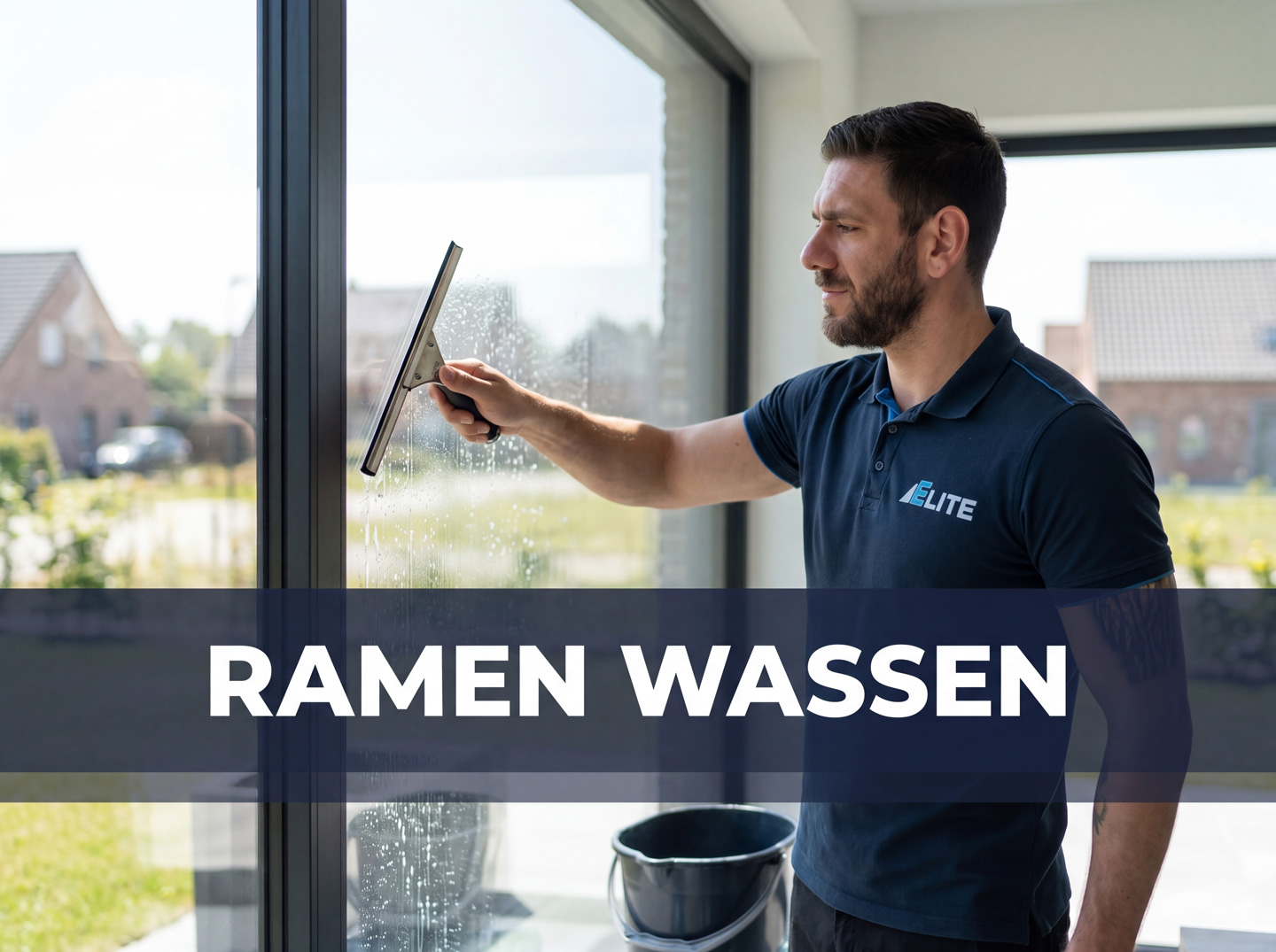 Professioneel ramen wassen door Tino van Elite Cleaning